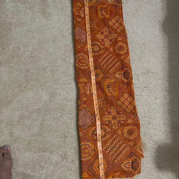 Black and Yellow Embroidered Chaniya Choli with Scarf - Picture 11 of 11